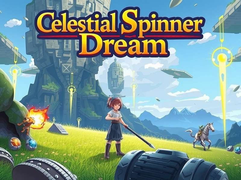 Celestial Spinner S Dream gameplay screenshot showing combat