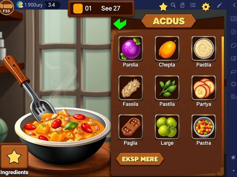 Anise Warrior Biryani Battle Cooking Interface Anise Warrior Biryani Battle gameplay screenshot showing cooking interface