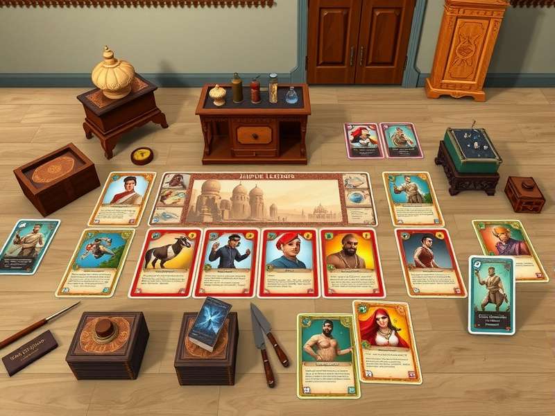 Jaipur Legends game components layout