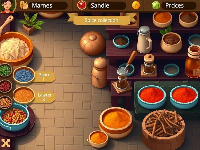 Cumin Hero Challenge Spice Market Cumin Hero Challenge spice market scene