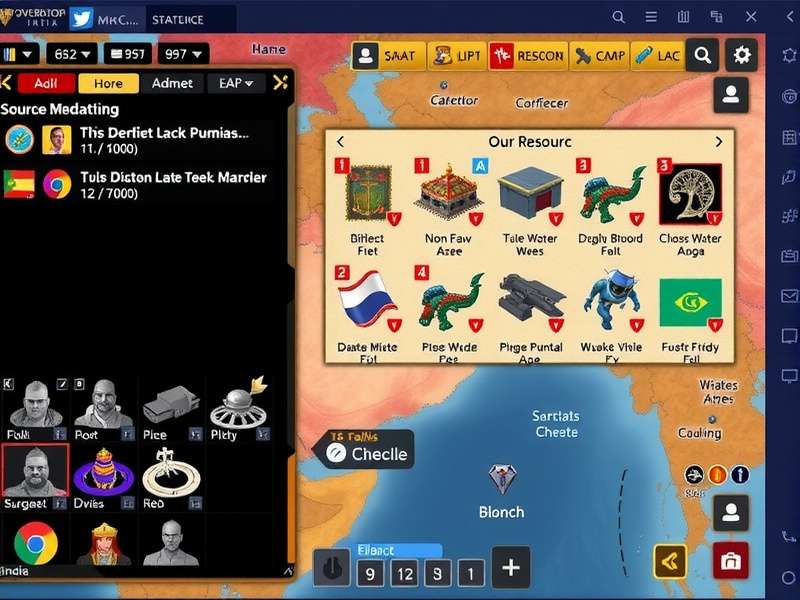 Dominator Overlords India resource management interface