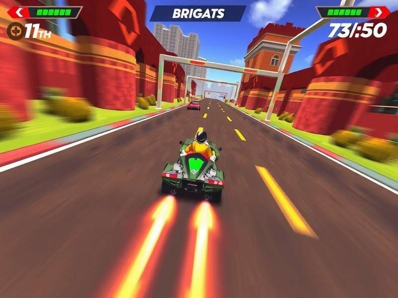 Turbo Pepper Storm multiplayer race showing competitive gameplay