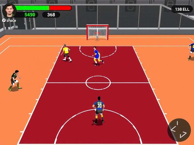 Mighty Handball Stars Game Screenshot