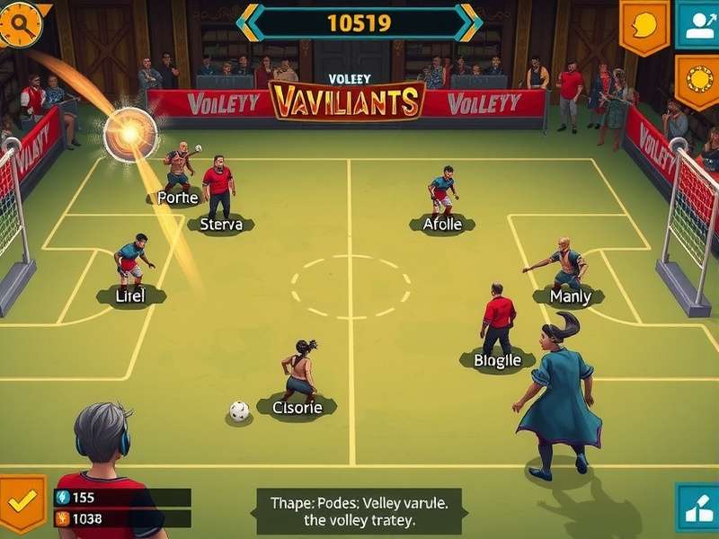 Volley Valiants Development Process Volley Valiants development team working on game design