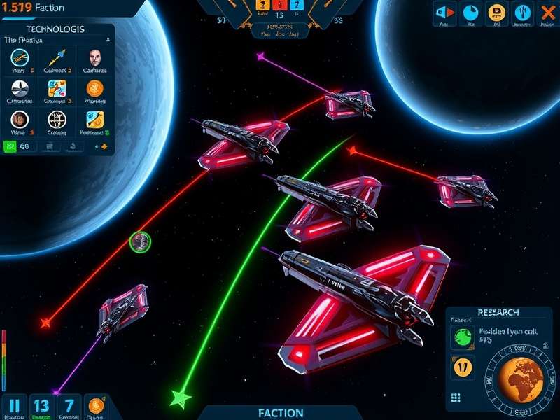Galactic Conqueror Pro - Faction Selection Galactic Conqueror Pro faction selection screen