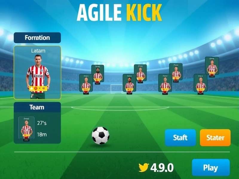 Team Customization in Agile Kick Champion Agile Kick Champion team customization screen