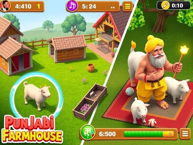 Livestock Management in Punjabi Farmhouse Retreat Livestock management and dairy farming in Punjabi Farmhouse Retreat