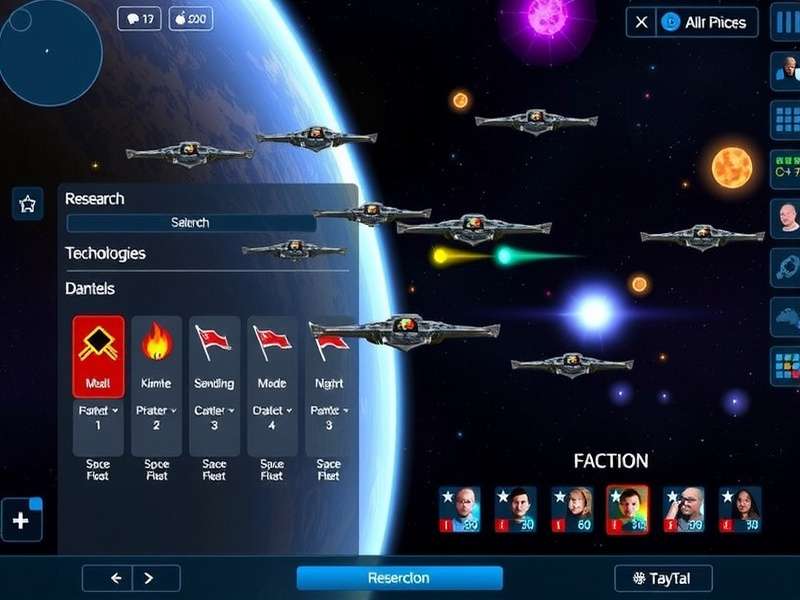Galactic Conqueror Pro - Fleet Management Interface Galactic Conqueror Pro gameplay screenshot showing space fleet management