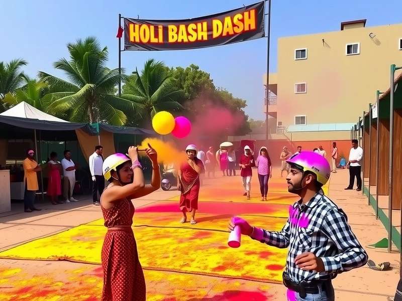 Traditional Holi rituals integrated into Holi Bash Dash gameplay