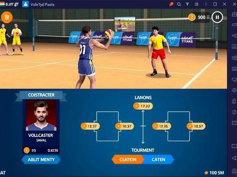 Tournament Bracket in Bharat Volley Titans Bharat Volley Titans tournament bracket display
