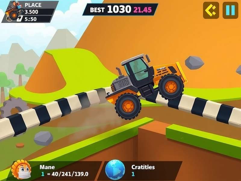 Dozer Dash Strategy Advanced Dozer Dash strategy showing optimal path through obstacles
