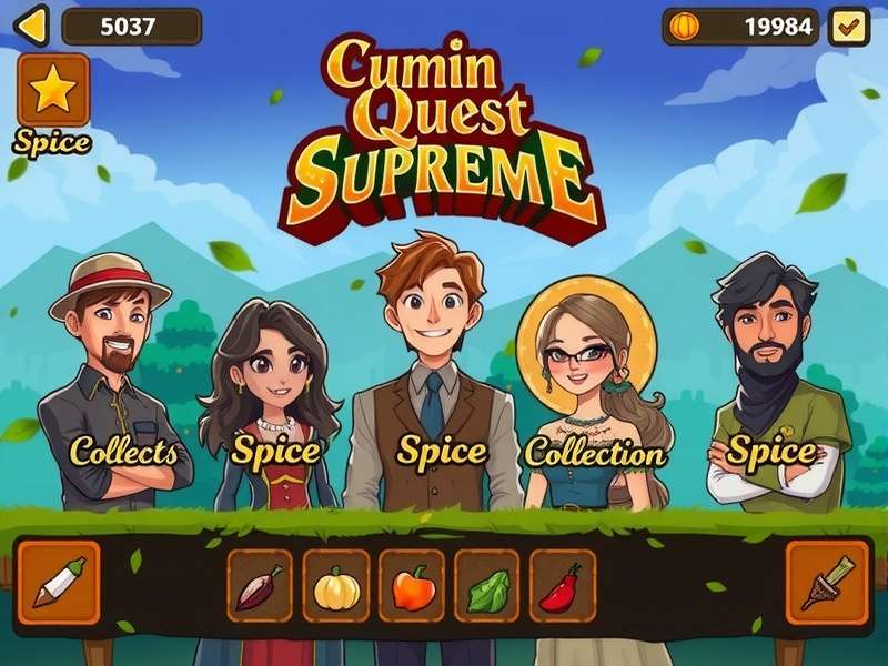 Cumin Quest Supreme character lineup showing main protagonists