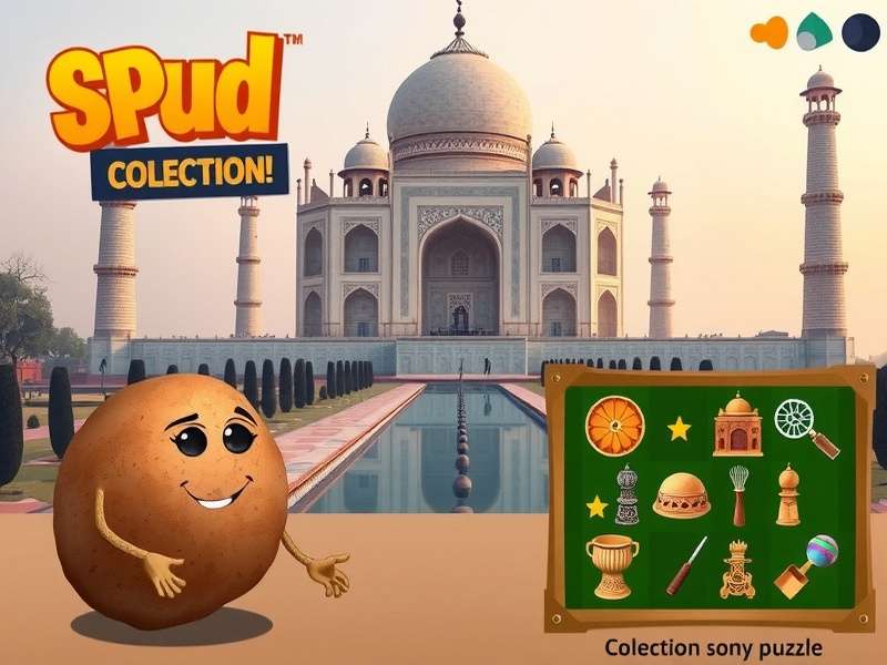 Spud Exploration Journey India educational mini-game showing mathematical puzzle