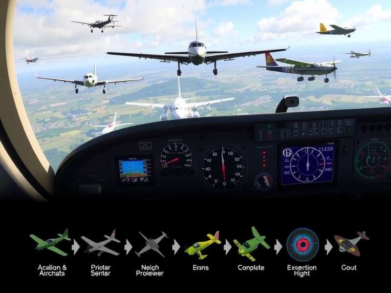 Nandi Flight Simulator Cockpit View Nandi Flight Simulator cockpit view showing detailed instrumentation