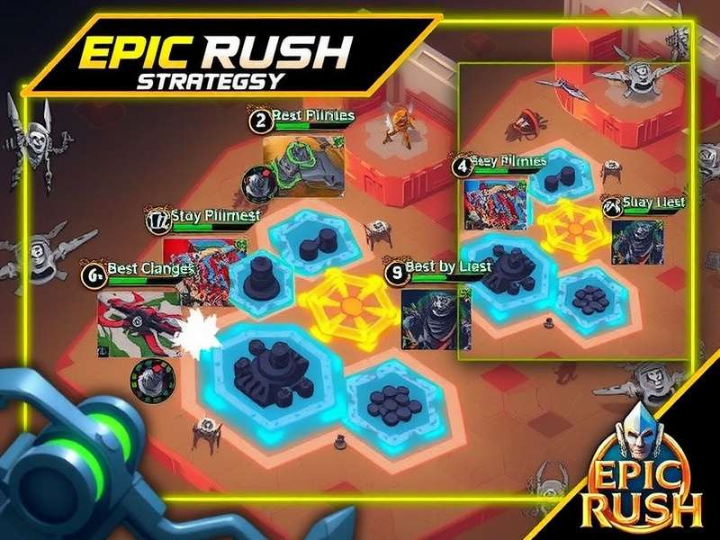 BFC Epic Rush feature showcase displaying multiple game modes