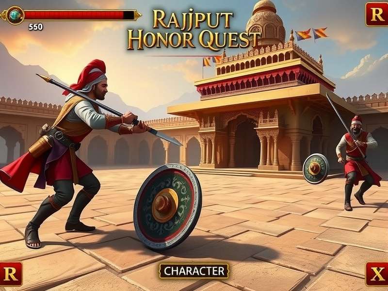 Rajput Honor Quest - Character Selection Rajput Honor Quest character selection screen