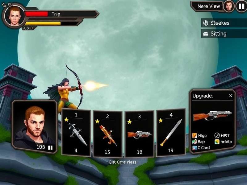 Character Selection in Archero Vanguard Supreme Archero Vanguard Supreme character selection screen