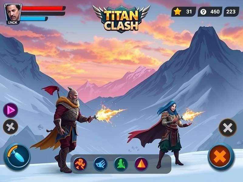 Titan Clash Sikkim gameplay showing Himalayan landscape