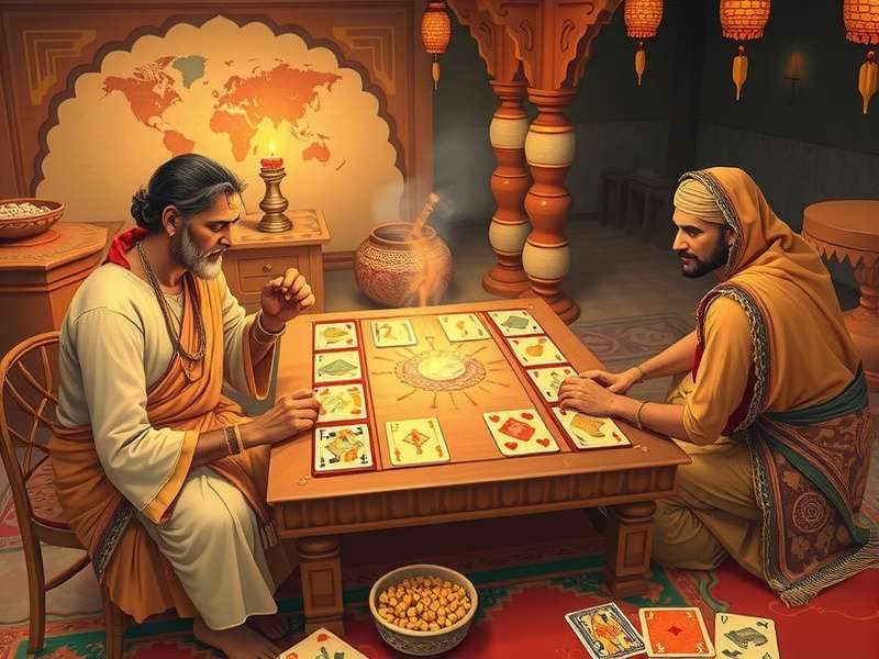 Detailed illustration of Golden Goa Ace card combinations and scoring