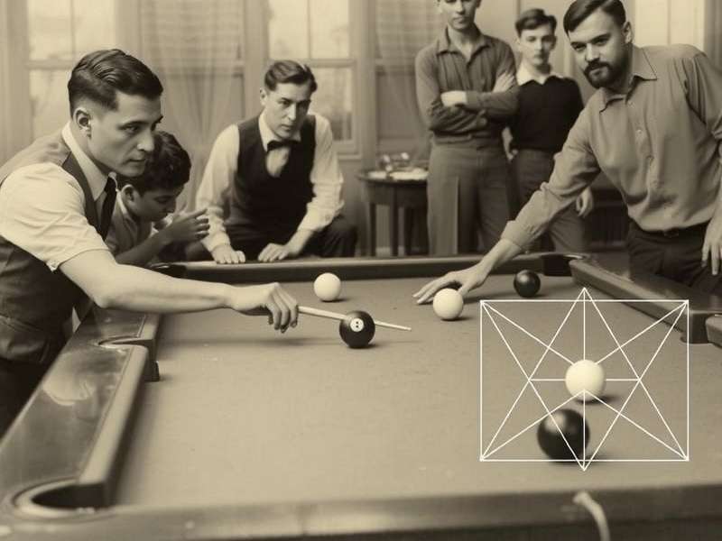 Pune Pool Ace gameplay showing players around a billiards table