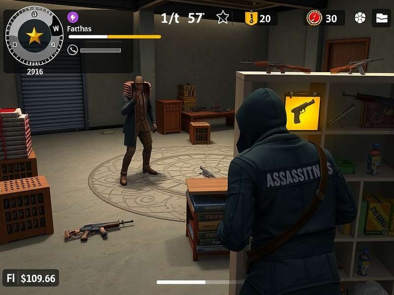 Free Fire Stealth Assassins gameplay screenshot showing character in action
