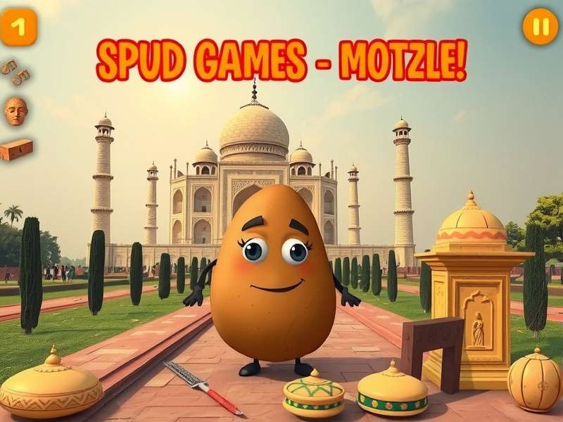 Spud Exploration Journey India collection screen showing various cultural artifacts