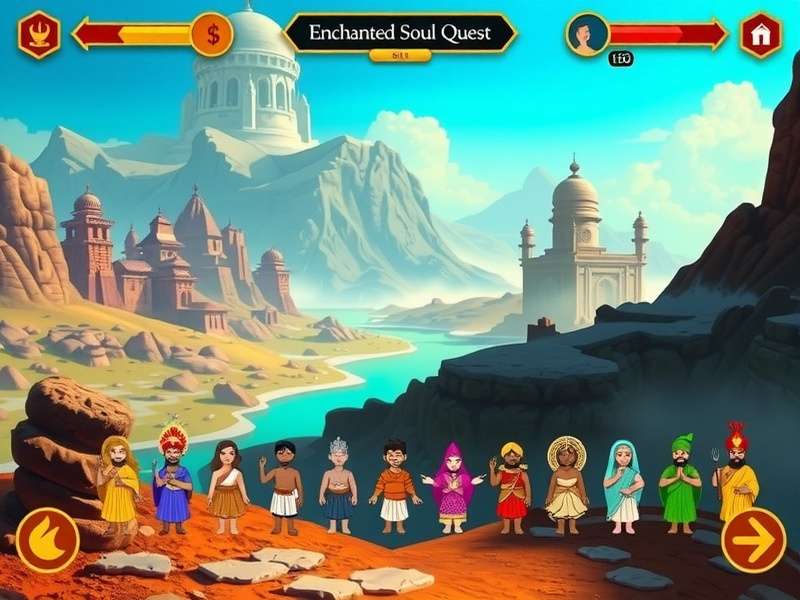 Enchanted Soul Quest combat and meditation interface