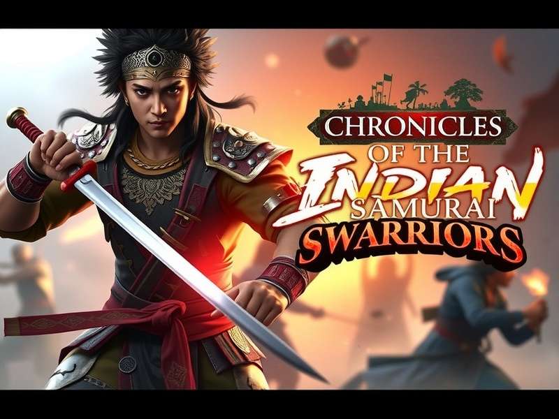 Chronicles of the Indian Samurai Warriors game cover art showing Indian warrior with samurai-inspired armor