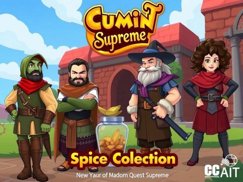 Cumin Quest Supreme gameplay screenshot showing spice collection