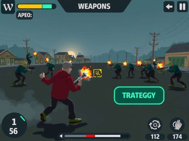 Weapon selection screen in Zombie Apocalypse Speed Run