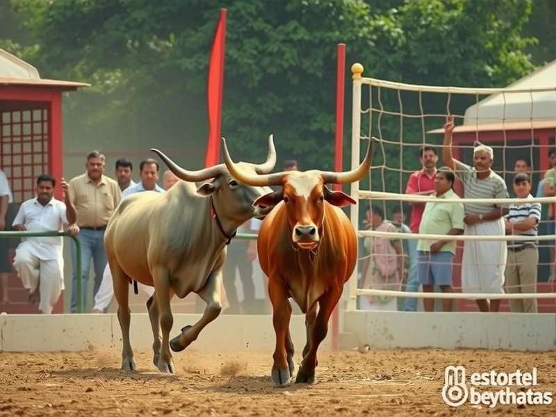 Banjara Bull Blitz Competition Arena Modern Banjara Bull Blitz arena with obstacle course