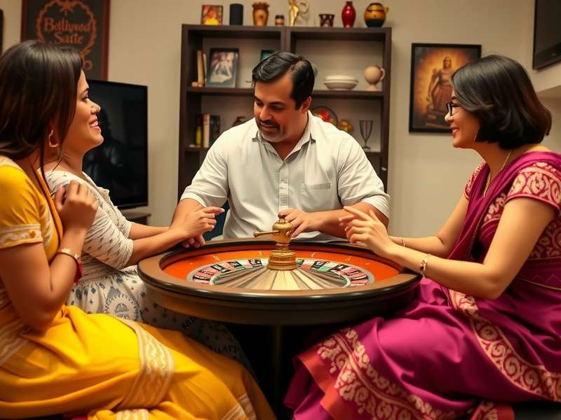 Bollywood Roulette wheel with different film categories