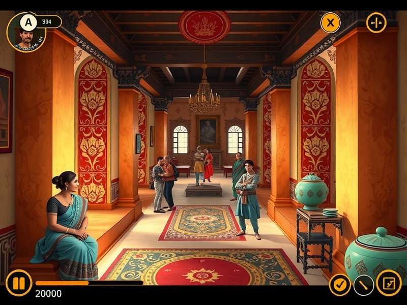 Harmony Hunt India Gameplay Harmony Hunt India gameplay screenshot showing cultural elements