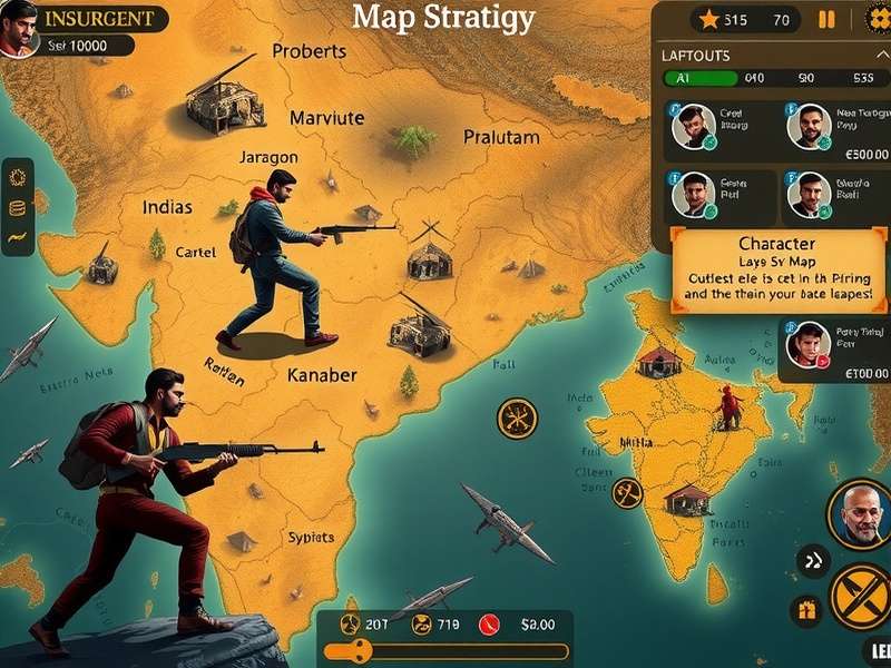 Advanced Combat Formations in Indian Insurgent Indian Insurgent battle strategy illustration