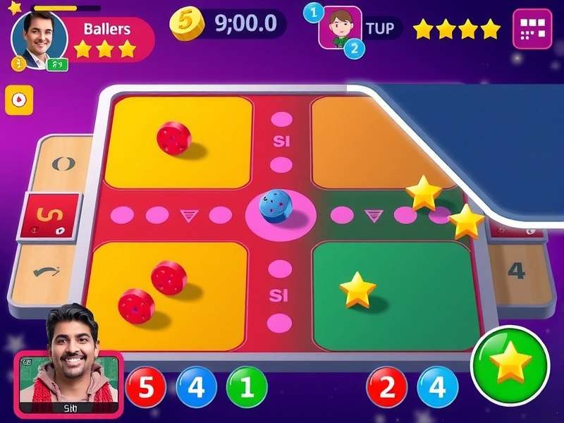 Ludo Supreme Star strategy illustration showing token positioning