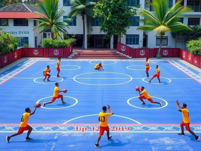 Training session for Indian Handball Gladiators showing various exercises