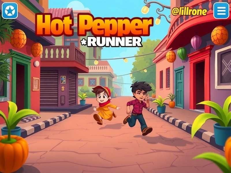 Hot Pepper Runner character selection screen showing diverse characters
