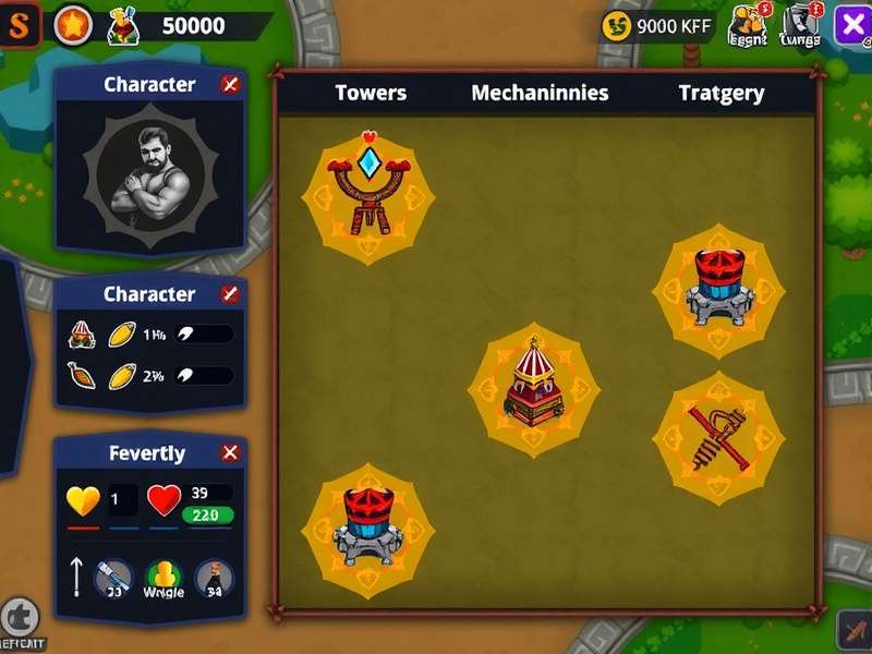 Sambhar Barrier Defender Strategy Sambhar Barrier Defender strategy map showing tower placements