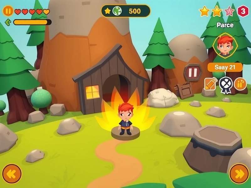 Nutmeg Mighty Explorer Gameplay Environment Nutmeg Mighty Explorer gameplay screenshot showing character exploration