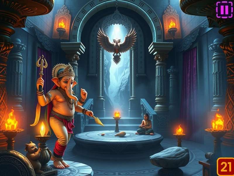 Mythological Characters in Ganesha S Holy Expedition Character interactions in Ganesha S Holy Expedition