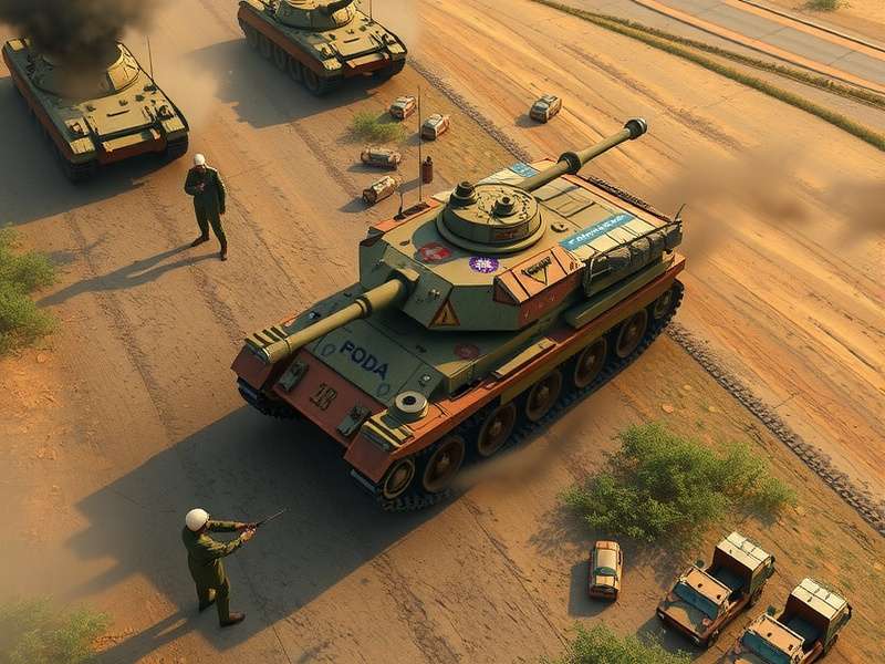 Saraswati Tank Destroyer gameplay screenshot