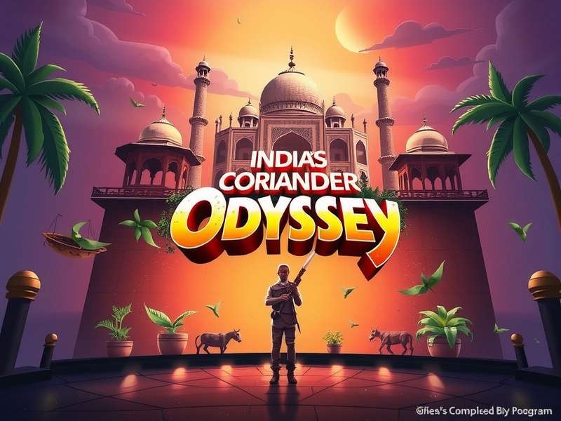 India S Coriander Odyssey Game Cover Art