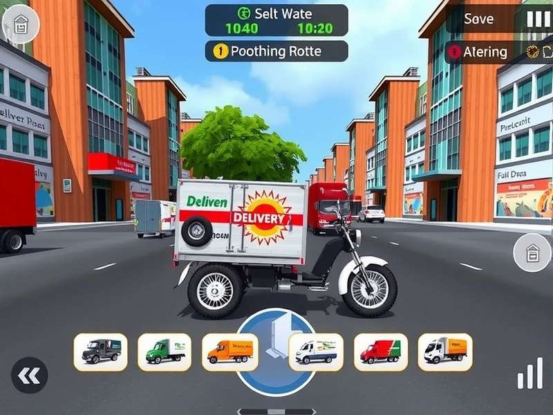 Vehicle Selection in Delivery Dominator Pro Delivery Dominator Pro vehicle selection screen