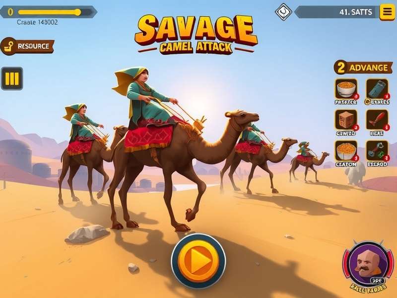 Savage Camel Attack development team working on game design