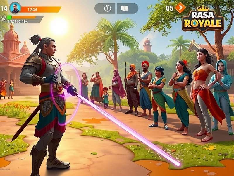 Rasa Royale character lineup showing diverse Indian-inspired heroes