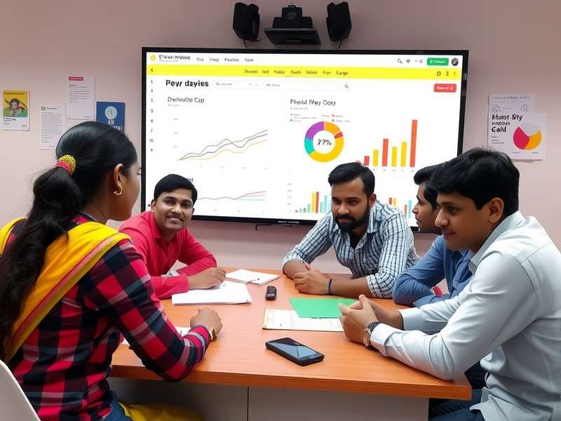 Bharat Biz Wizard development team brainstorming session