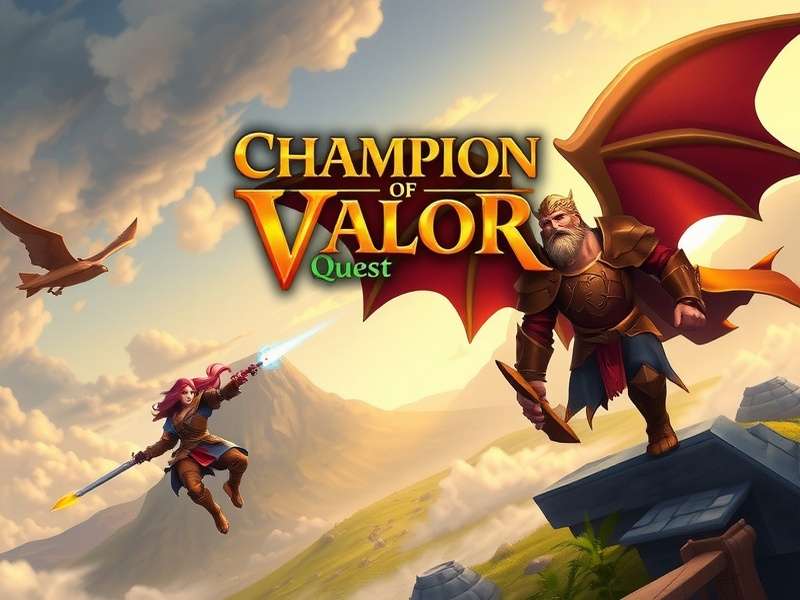 Champion Of Valor Quest Epic Battle Scene