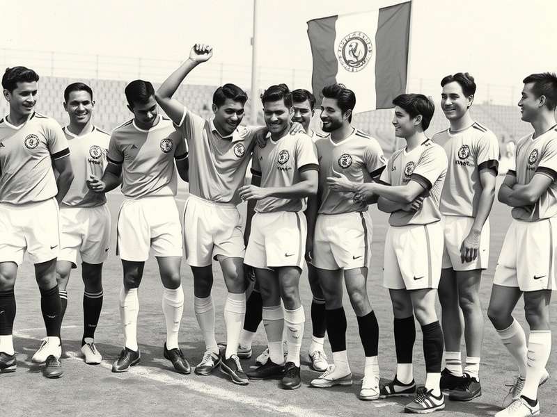 Historical image of NEROCA FC early years