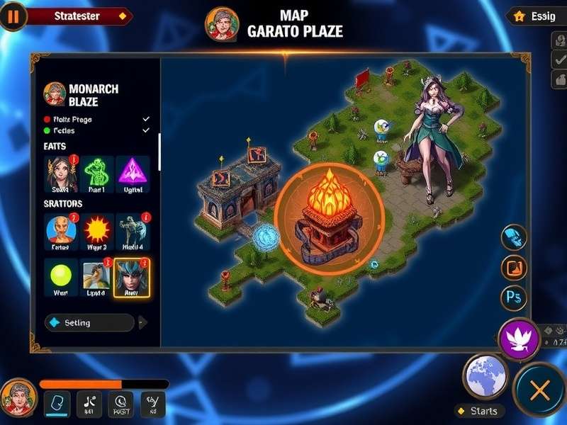 Monarch Blaze Diverse Character Roster Monarch Blaze character selection screen