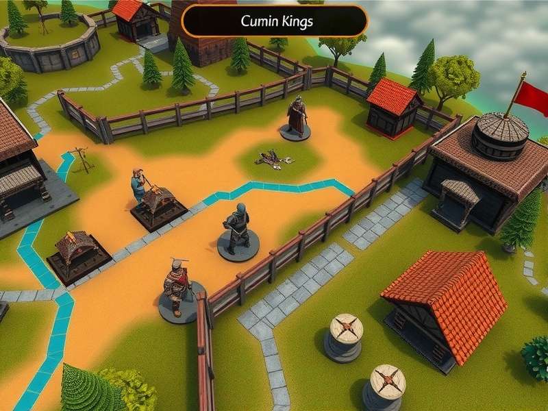 Cumin Siege King gameplay screenshot showing strategic map view